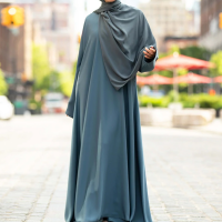 gray abaya